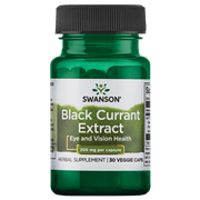 Swanson Black Currant Extract 200 mg 30 Veggie Capsules