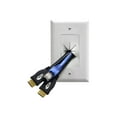 thumbnail image 2 of Cable Wholesale Plate with Flexible Opening, 1-Gang, White, 2 of 2