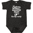 thumbnail image 3 of Inktastic Future Helicopter Pilot Like Daddy Boys Baby Bodysuit, 3 of 5