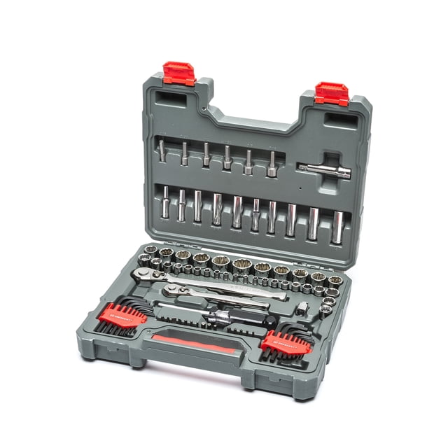 Juego de llaves métricas y SAE Crescent CTK84CMPN de 84 piezas