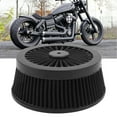 thumbnail image 4 of Resador de Aire del Motor, Potente Filtro de Aire de Admisión de Motocicletas Redondas de Flujo de Aire para Moto Para Moto, 4 of 7