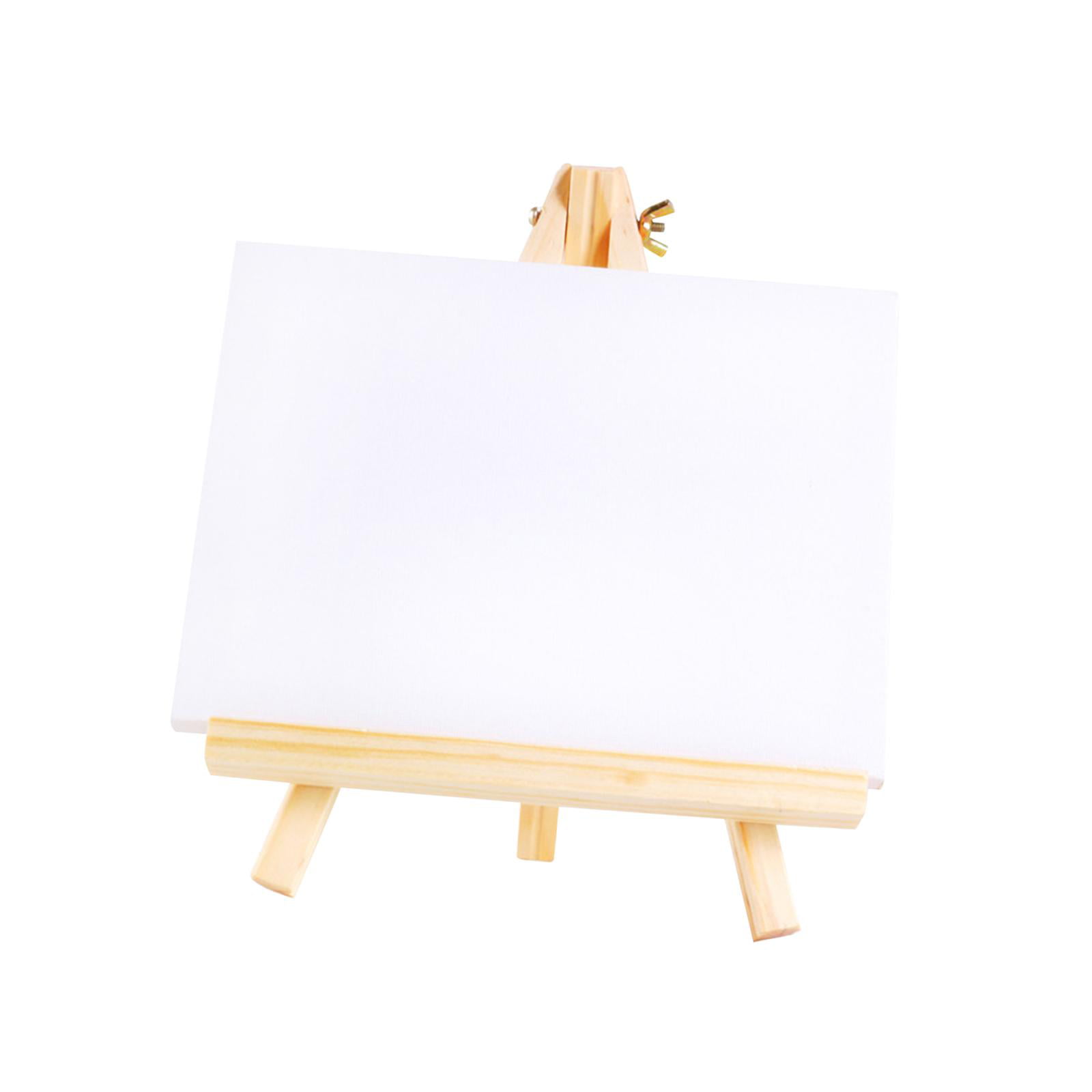 Board Wooden Mini Easel Wood Canvas Drawing Stand DIY Drafting Picture Tripod Easels Display Signs Graffti Kid, Size: 18x15cm