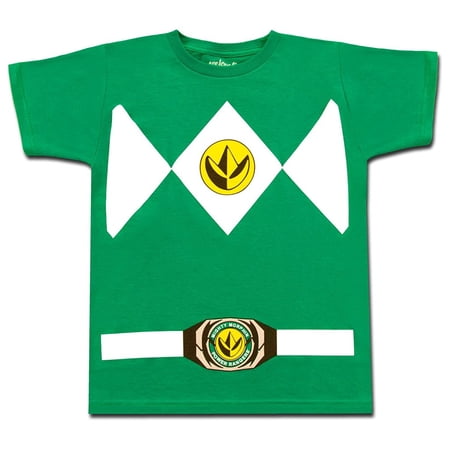 Power Rangers Dragonzord Coin Youth Green T-shirt