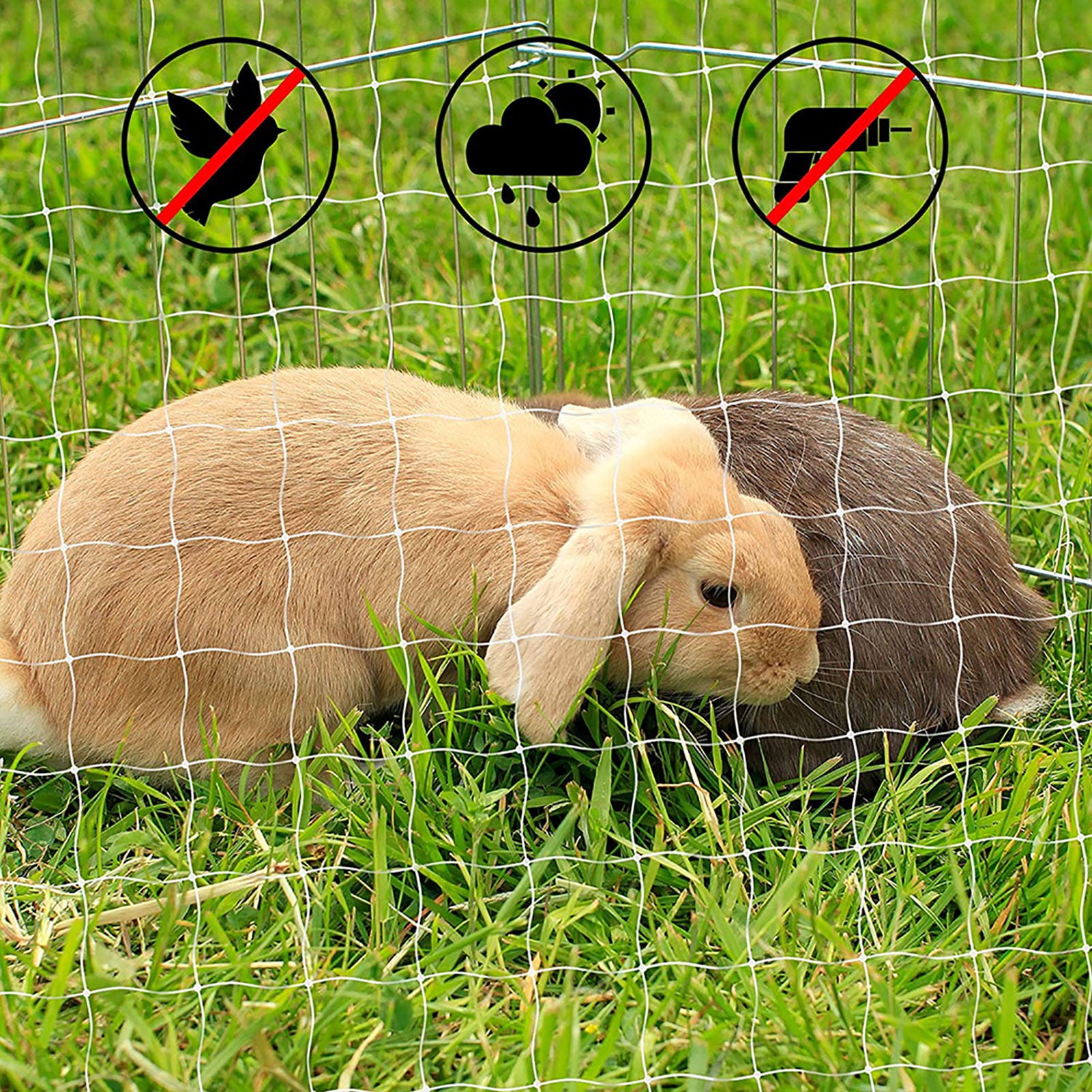 Huanledash Cat Safety Net Foldable Widely Use Variety Sizes Anti-Fall Safety Protective Net for Pets