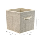 Simplify Collapsible Storage Cube in Faux Jute