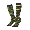 thumbnail image 2 of Bingfone Compression Socks For Women And Men Long Socks For Running Athletic Cycling Nurse-Carnival Mardi Gras, 2 of 9