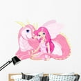 thumbnail image 1 of Beautiful Magic Dragon and Wall Mural by Wallmonkeys Peel and Stick Graphic (48 in W x 35 in H) WM13828, 1 of 4