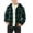 Green, variant on Boys Flannel Hoodie Shirts Long Sleeve Plaid Button Down Shirt Jackets Fashion Fall Winter Hooded Coat with Chest Pocket Size 4-15 Years Green