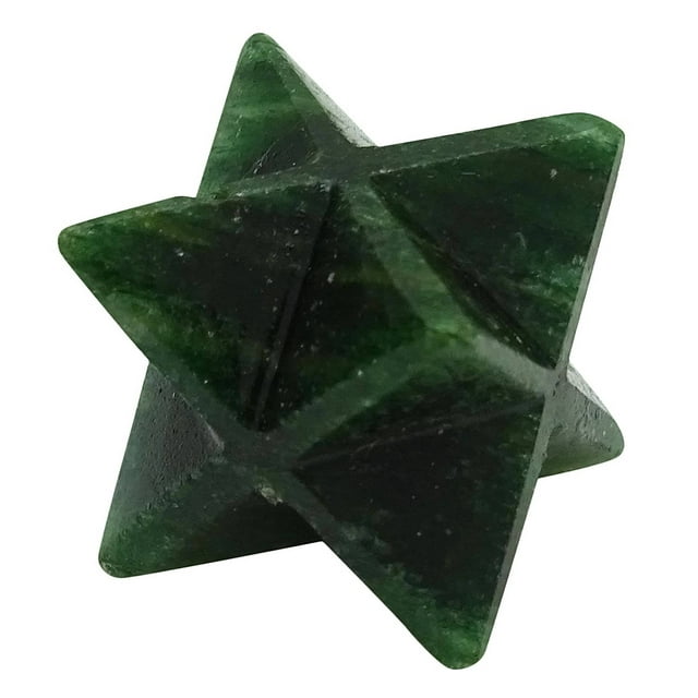 Harmonize Pierre Variscite 8 Points Merkaba Étoile Sacrée Spirituelle Reiki Pierre de Guérison