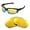24K Gold Mirror Coated - Polarized, variant on Walleva Clear Replacement Vented Replacement Lenses for Oakley Split Jacket OO9099 Sunglasses