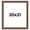 Berry, variant on 20x21 Frame Executive Brown Round Mahogany Finish Solid Wood Picture Frame | 1.25 Inch Moulding