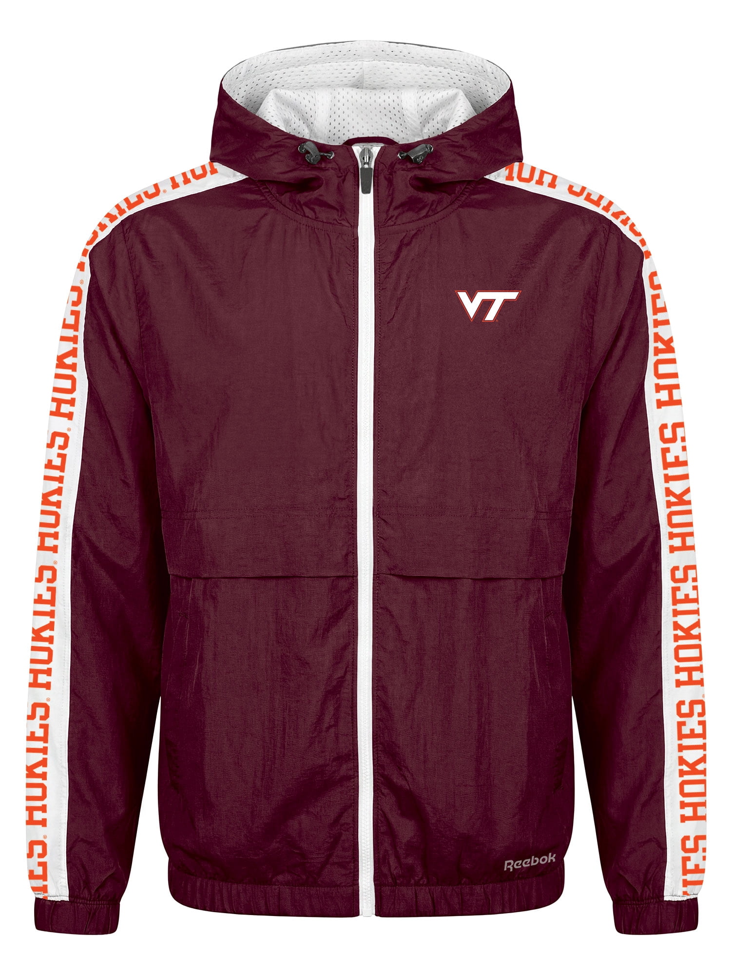 Virginia Tech Hokies Reebok Womens Colorblocked Full Zip Jacket