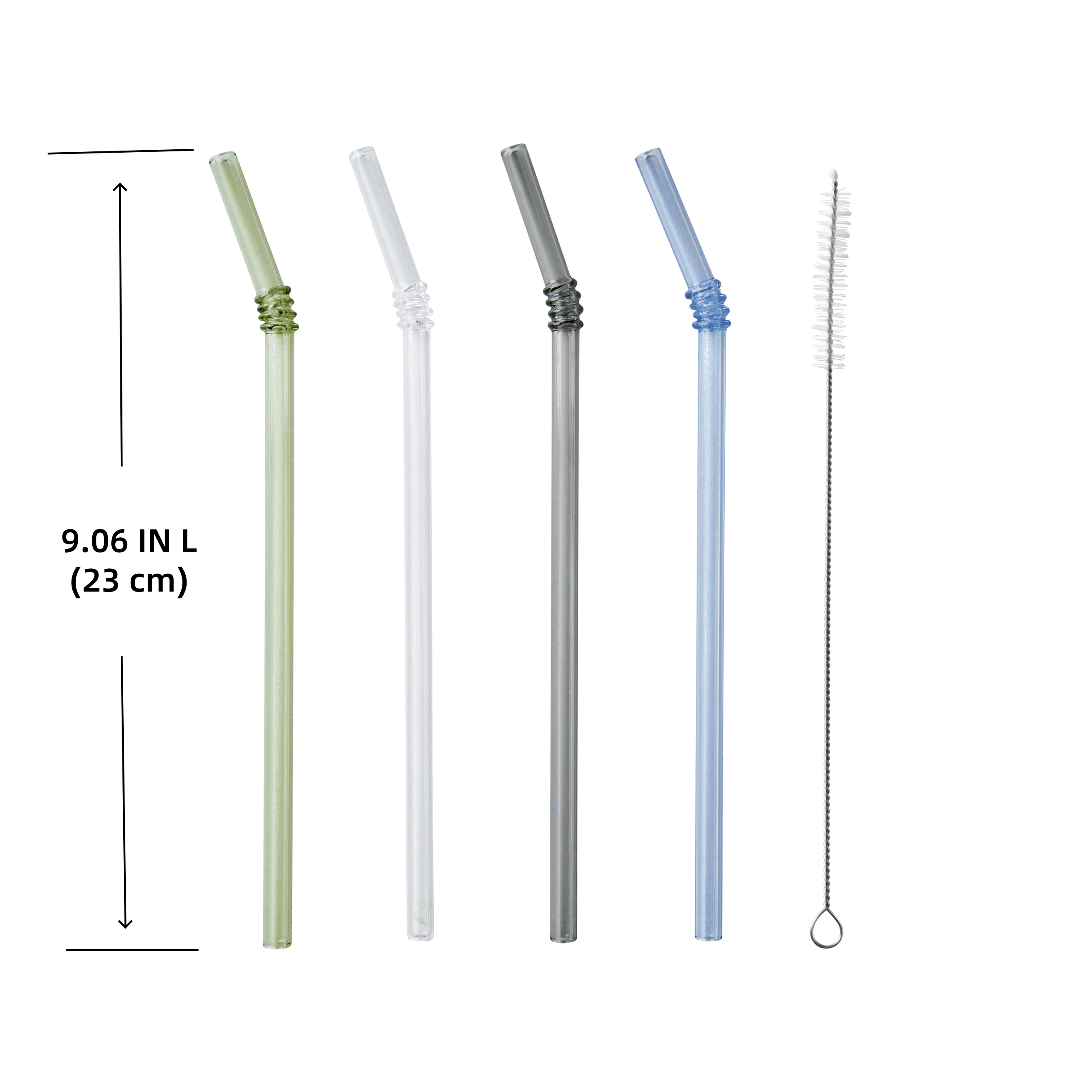 Better Homes and Gardens Mixed Colored Bendy Straws 9 Inches, Set of 5