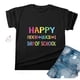thumbnail image 2 of Camiseta de Profesor de Mujeres, 100 Días Feliz de la Escuela Imprimir Carta de Manga Corta para el Uso Casual Y de Fiesta, la Enseñanza Tee de Moda Temática, 2 of 4
