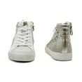 thumbnail image 6 of Vintage Havana Women's Kate High-Top Fashion Sneakers, Gold Snake Multi,10 M US, 6 of 7