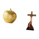 thumbnail image 5 of Escultura artística moderna de resina con forma de fruta y figura religiosa para mesa, estantería, comedor, dormitorio, oficina, adorno católico de la, 5 of 8