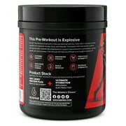 Six Star Pro Nutrition Pre-Workout Explosion for Energy, Focus and Intensity, Fruit Punch, 7.41 oz