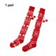 thumbnail image 3 of Guardurnaity Medias de mujer hilo Animal algodón pie pierna calentador moda manga decorativa invierno frío Protector de punto grueso Medias Rojo Guardurnaity AP014400-01, 3 of 6