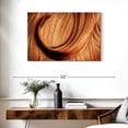 thumbnail image 3 of Elephant Stock Brunette Hair Wall Art - Horizontal Canvas Wall Art - Living Room Wall Decor - Fashion And Beauty Canvas - Orange And Brown Decor - 36" x 24", 3 of 8