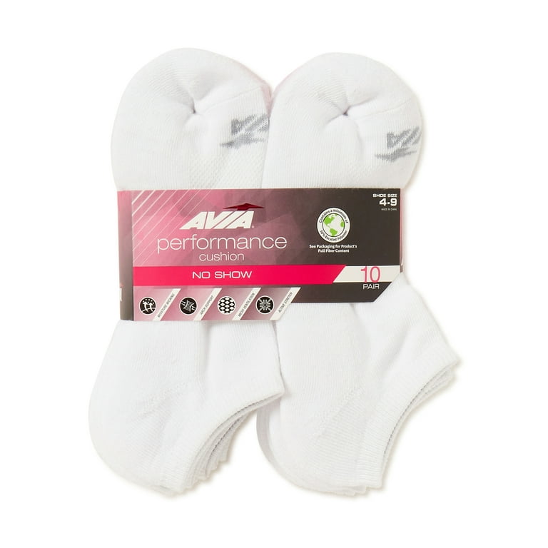 Avia Women s Performance Cushion No Show Socks 10 Pack