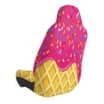 thumbnail image 2 of Fuzoiu Red Ice Cream Print Elastic Car Seat Covers, Seat Cover Protector,Universal Fit Interior Covers for Most Cars,Washable Seat Cover Non Slip for SUV,Sedan,Van, 2 of 5
