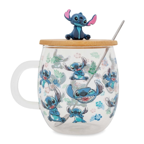 Taza de cristal Silver Buffalo Disney Lilo & Stitch 17 oz