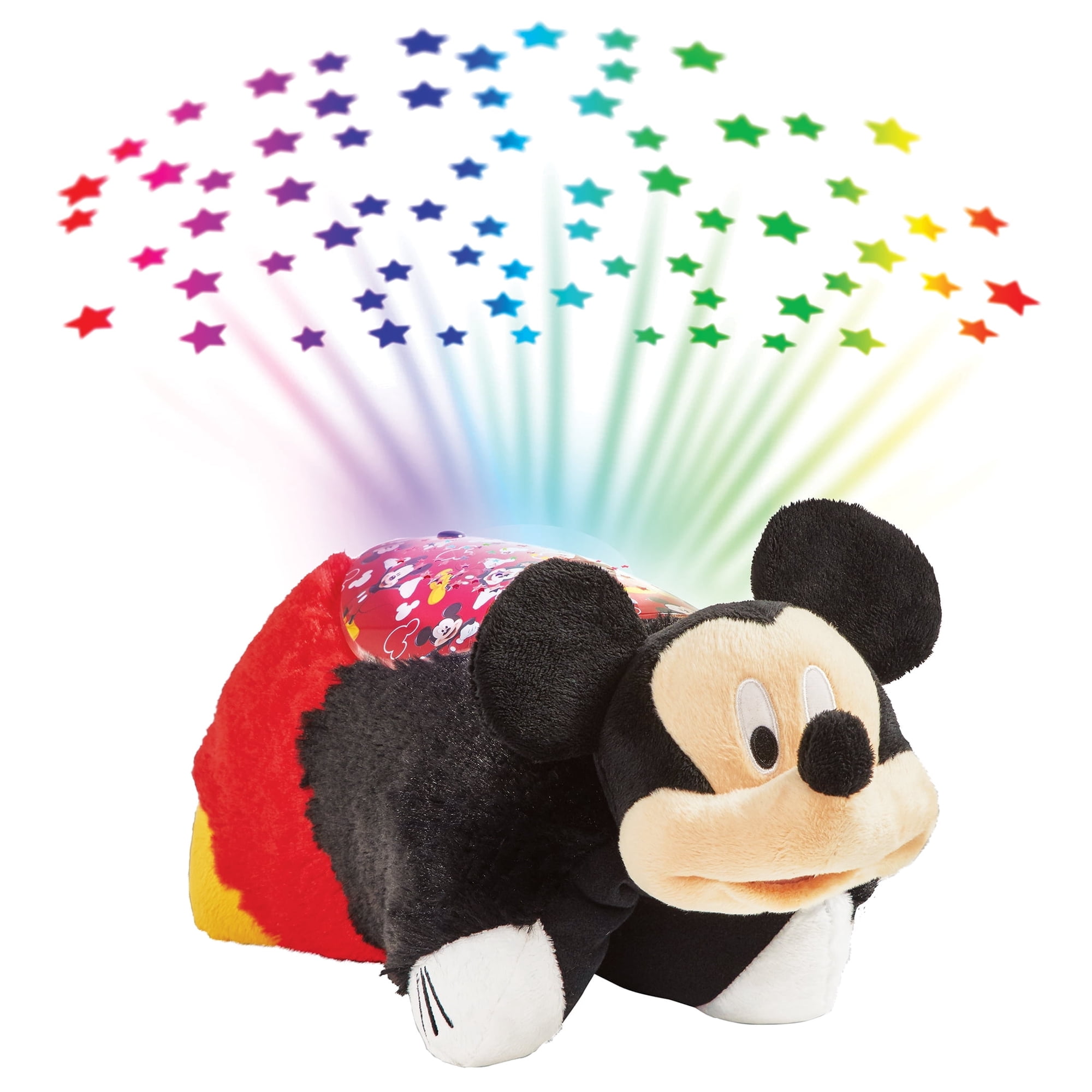 Pillow Pets Disney Mickey Mouse Sleeptime Lite Stuffed Animal Night Light