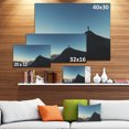 thumbnail image 3 of Man Looking from Mountain - Landscape Canvas Art Print, 3 of 4