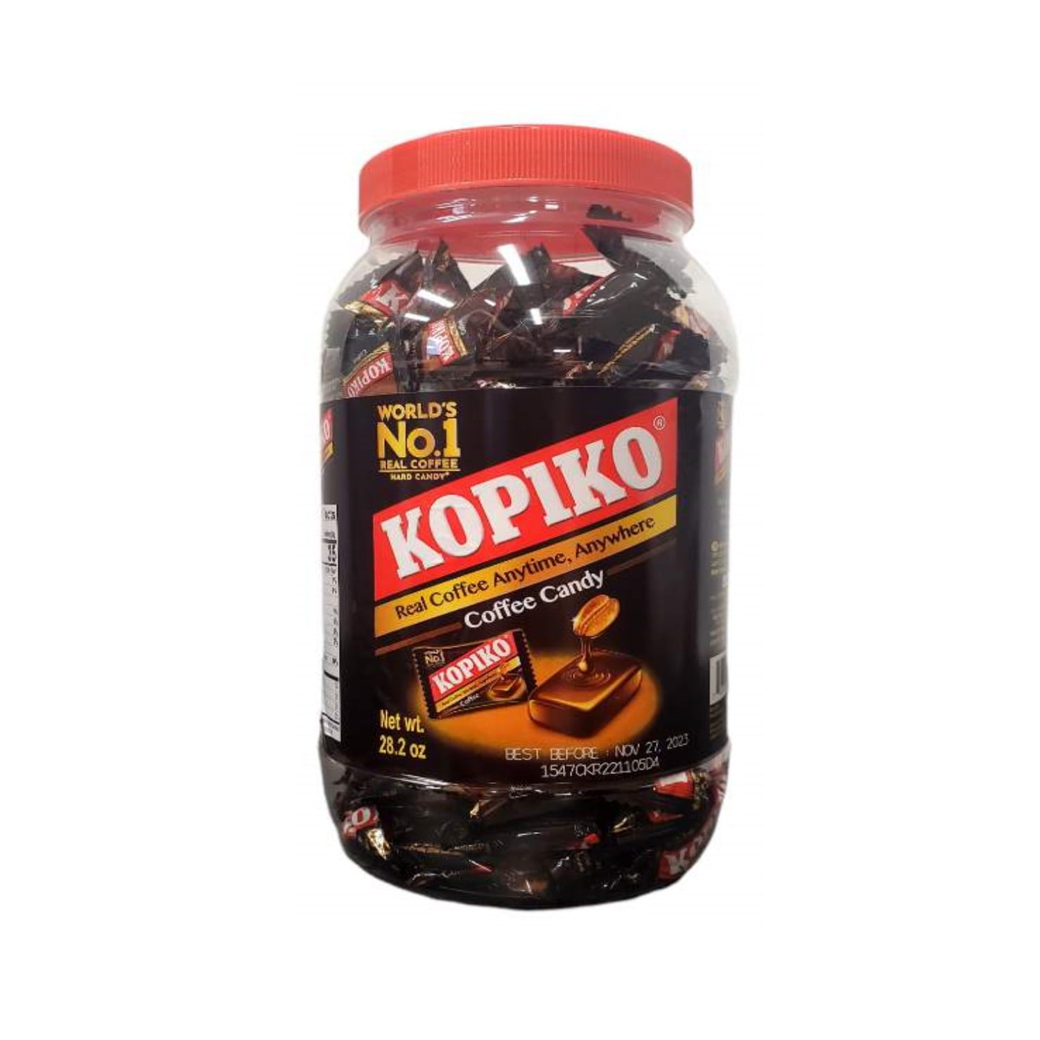 Kopiko Coffee Candy In Jar 28.2oz Each (Original) Pack of 1