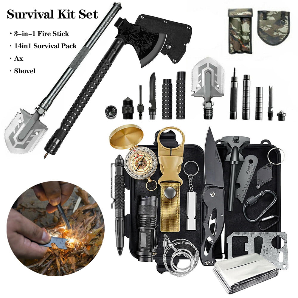 Survival Axe Portable Camping Axe Multi-Tool Hatchet Survival Kit,Survival  Axe Portable Camping Axe Multi-Tool Hatchet Survival Kit 