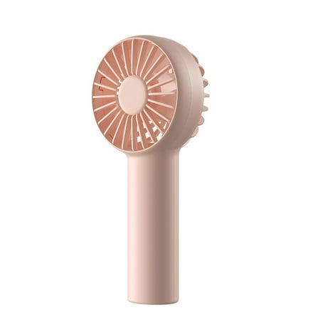 

Mini Fan Battery Operated Handheld Fan with 2000 MAh Battery or USB Powered Personal Mini Fan 3 Speeds(Pink)
