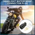 thumbnail image 3 of Conector de enchufe impermeable de 4 pines para faros, conector hembra de terminal de cable para Harley-Davidson 1 juego, 3 of 6