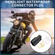 thumbnail image 3 of Conector de enchufe impermeable de 4 pines para faros, conector hembra de terminal de cable para Harley-Davidson 1 juego, 3 of 6