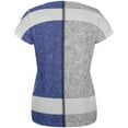 thumbnail image 2 of Fantasy Football Team Grey and Blue All Over Womens T Shirt Multi 2XL, 2 of 2