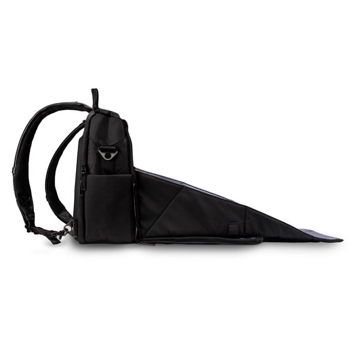 Paperclip Willow Diaper Bag Backpack with Fold-Out Changing Station, Eco-Friendly, Forest Black