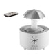 thumbnail image 5 of Difusor de aceites esenciales con luces LED para dormitorio, chimenea, humidificador de aire con forma de gota de lluvia Blanco, 5 of 9