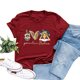 thumbnail image 1 of Pntutb - Camiseta de manga corta con estampado de moda para mujer, blusa informal, tops con estampado Pntutb Pntutb-4232, 1 of 3