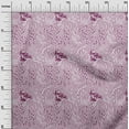 thumbnail image 2 of oneOone Georgette Viscose Mauve Fabric Leopard Animal Skin Sewing Material Print Fabric By The Yard 42 Inch Wide, 2 of 4