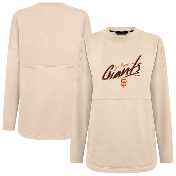 Women's Levelwear Khaki San Francisco Giants Oversized Beaudry Sizzle Top