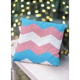 thumbnail image 2 of Simply Daisy 18 inch Transgender Chevron Outdoor Throw Pillow, 2 of 2