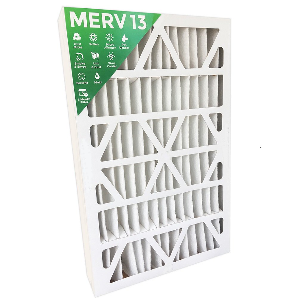 16x25x4 MERV 13 AC Furnace 4" Inch Air Filters. 6 PACK (Actual Depth 3