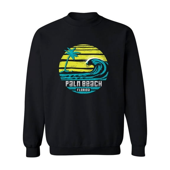 Florida, Palm Beach Sweatshirt Men -Image by Shutterstock, Male Medium
