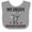 Heather and White, variant on Inktastic Physician Assistant Daddy Baby Boys or Girls Baby Bib