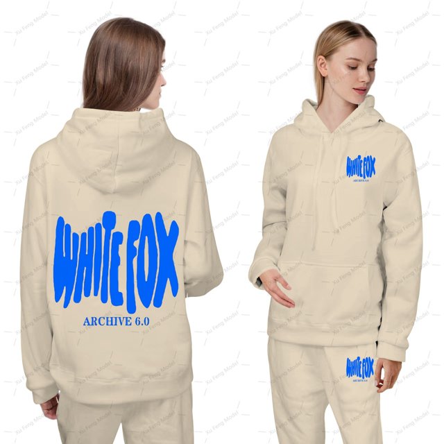 Sudadera con capucha para mujer de la temporada 6 de WHITE Devil FOX, nueva sudadera con capucha para mujer de estilo europeo y americano