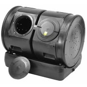 Good Ideas Compost Wizard Outdoor Dual Tumbler Compost Container, Black