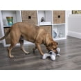 thumbnail image 2 of goDog® Checkers™ Elephant with Chew Guard Technology™ Durable Plush Squeaker Dog Toy, Small, Gray, 2 of 11