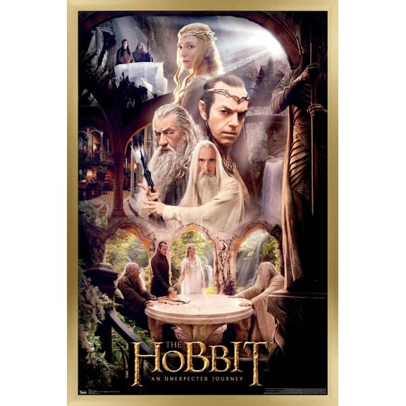 The Hobbit: An Unexpected Journey - Rivendell Wall Poster, 14.725" x 22.375", Framed