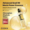 thumbnail image 3 of COSRX 2 PACK Sérum Reparador de Mucina de Caracol 100 ml, Sérum Facial Hidratante con Filtrado de Secreción de Caracol para Piel Apagada y Líneas Finas, Cuidado de la Piel Coreano, 3 of 5