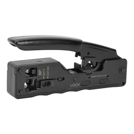

RJ Crimper Tool Professional Accurate Cable Crimping Tool Anti-slip Cutter Head Design Ergonomic Wiring Frame For Network Connector Cable Connection Module