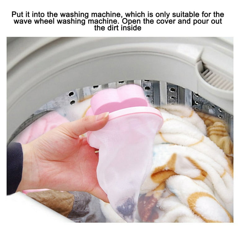 Reusable Washing Machine Floating Lint Mesh Bag, Floating Pet Hair